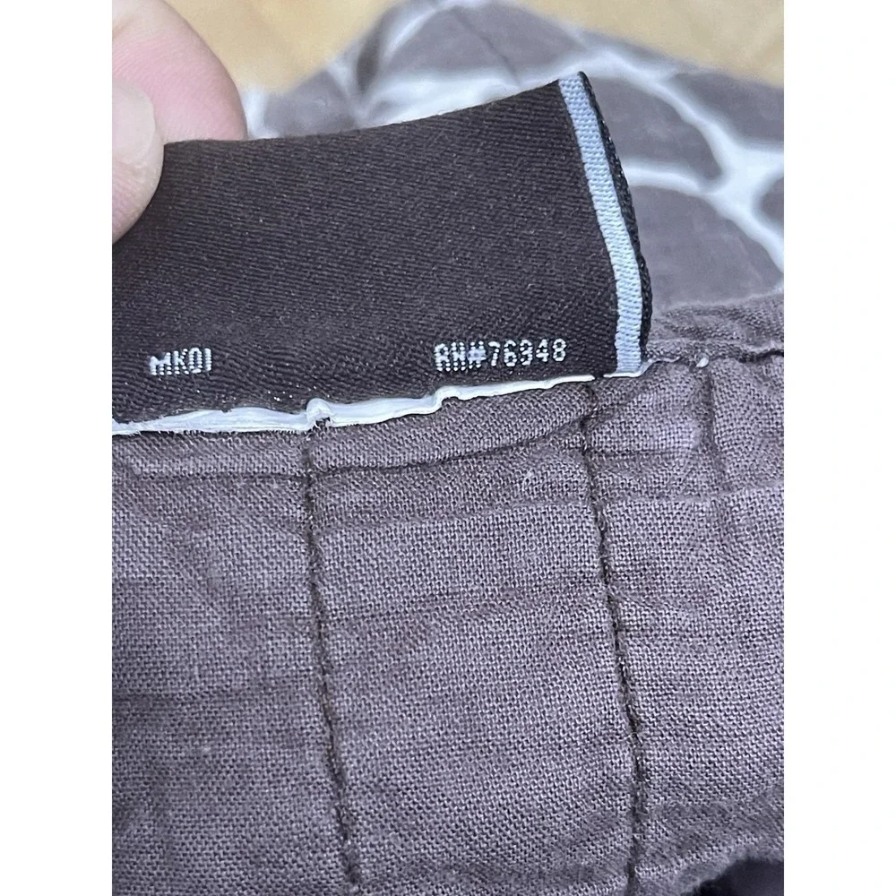 pre-owned! Michael Kors Queen Reversible Quilted Blanket Giraffe Print Brown